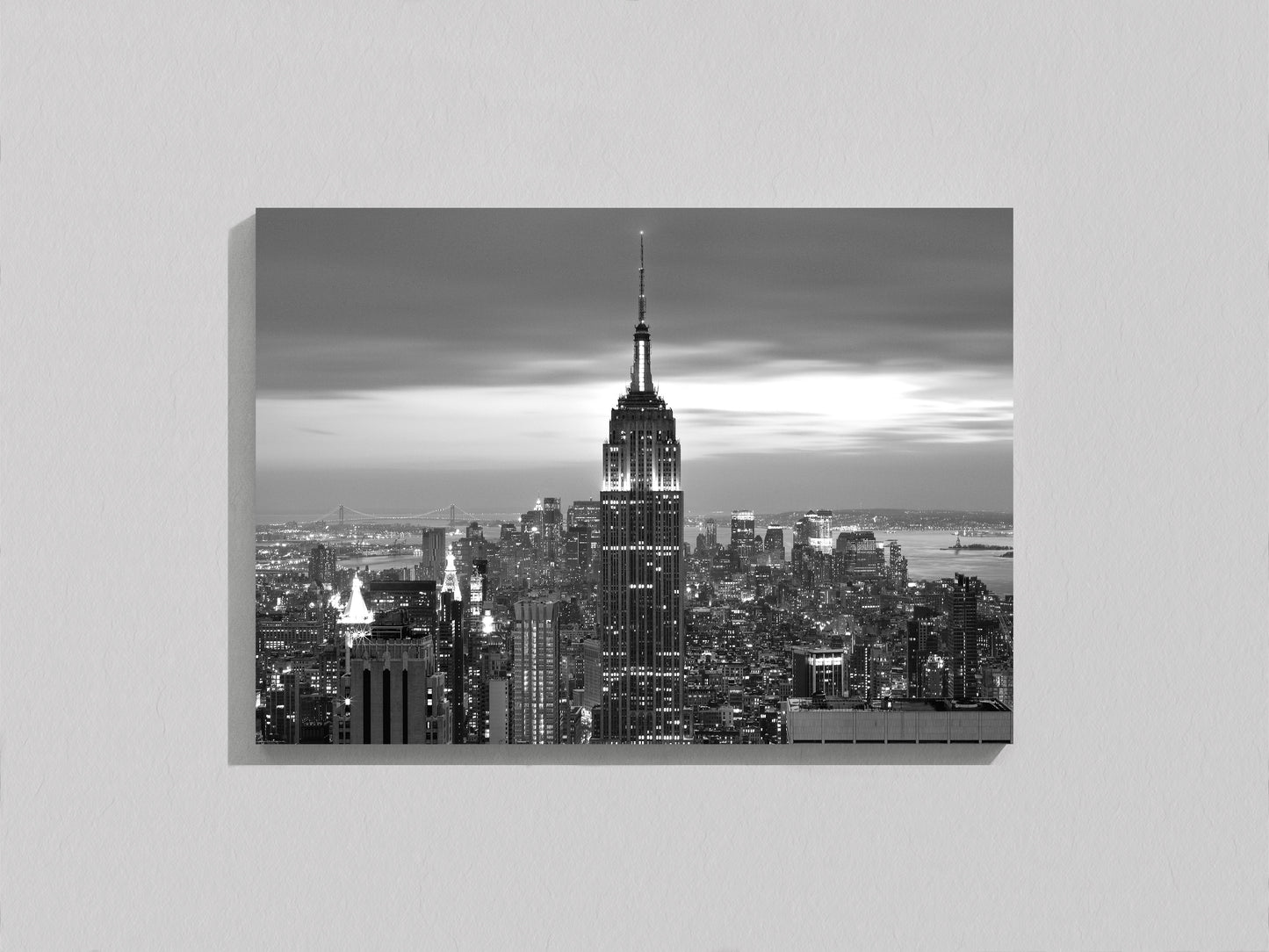 Print New York City Empire State Photography 90x70cm