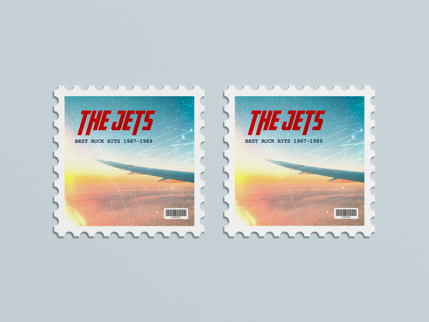 Print Vinyl Record The Jets Album 32x32cm