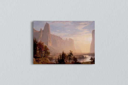Print Nature Landscape Mountains Sunrise Paint 80x50cm