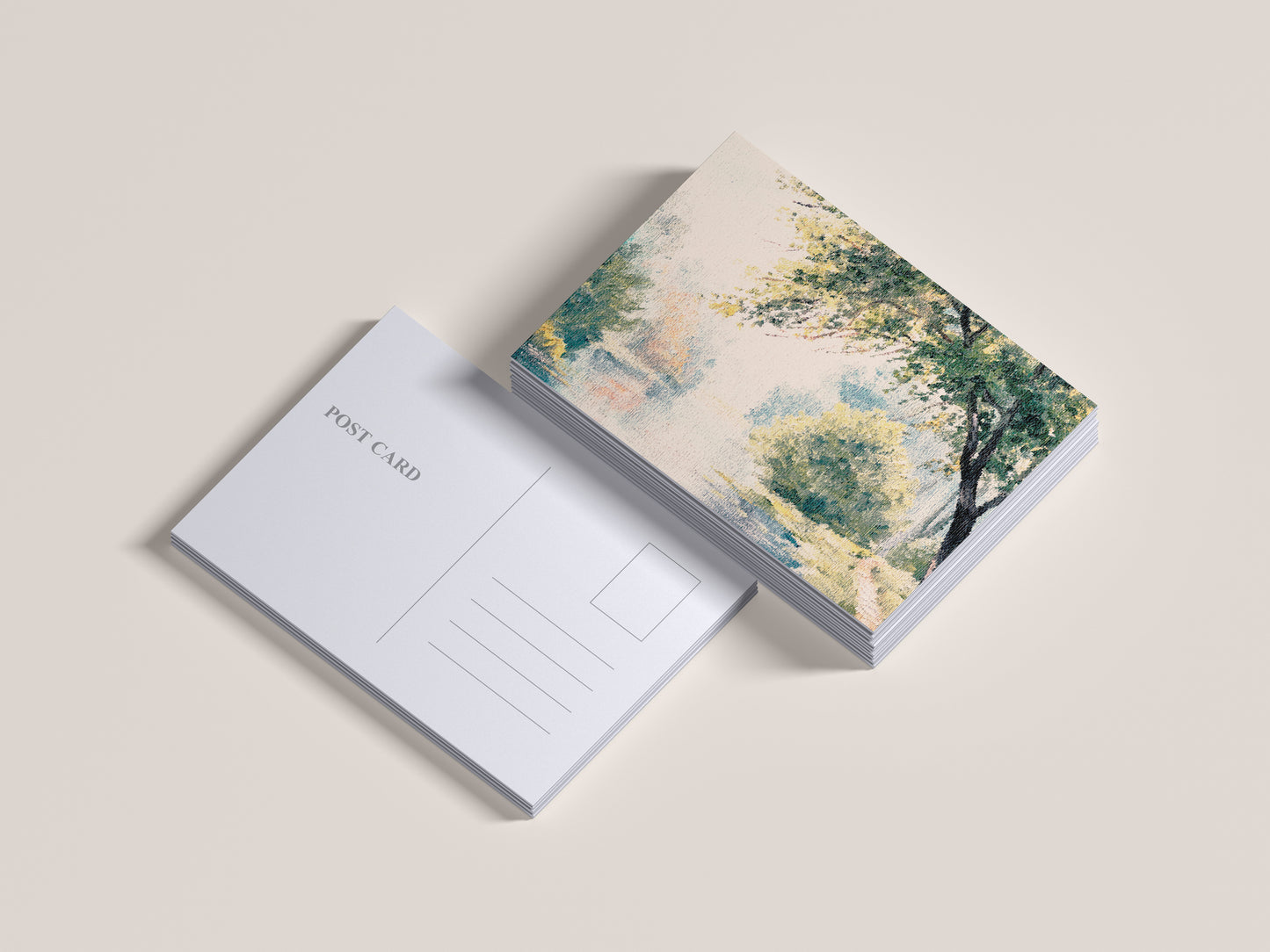 Print Nature Forest & Lake Paint 80x40cm