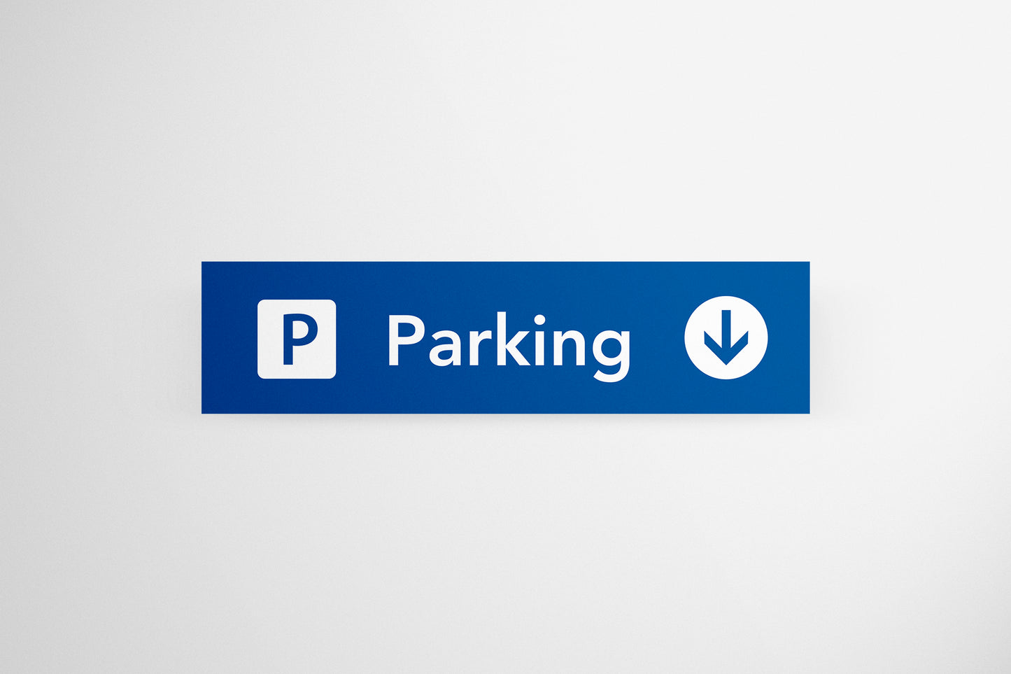 Signage Airport Parking Blue 300x75cm