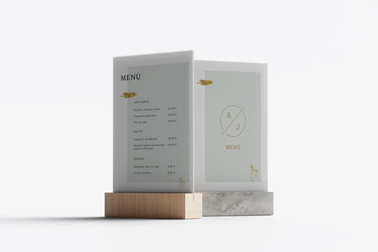 Prop Menú Italian Restaurant AJ 17.9x24.9cm