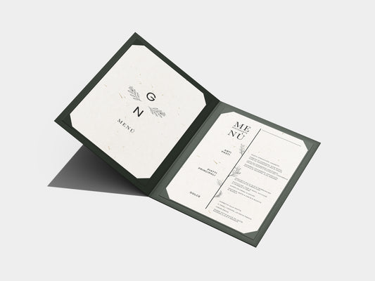 Prop Menú Italian Restaurant GN 17.9x24.9cm