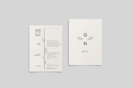 Prop Menú Italian Restaurant GN 17.9x24.9cm