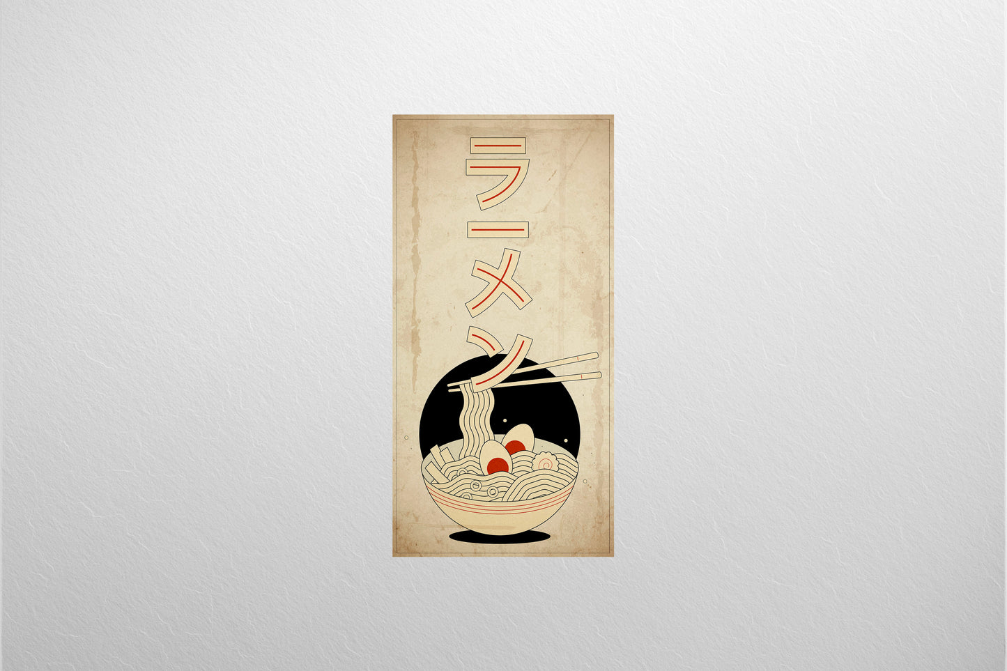 Signage Japanese Restaurant Ramen 45.7x91.4cm