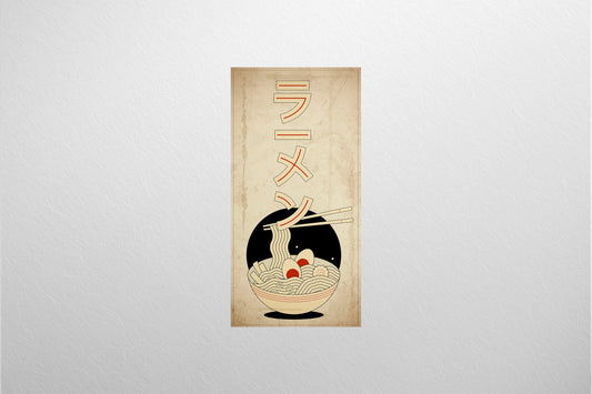 Signage Japanese Restaurant Ramen 45.7x91.4cm