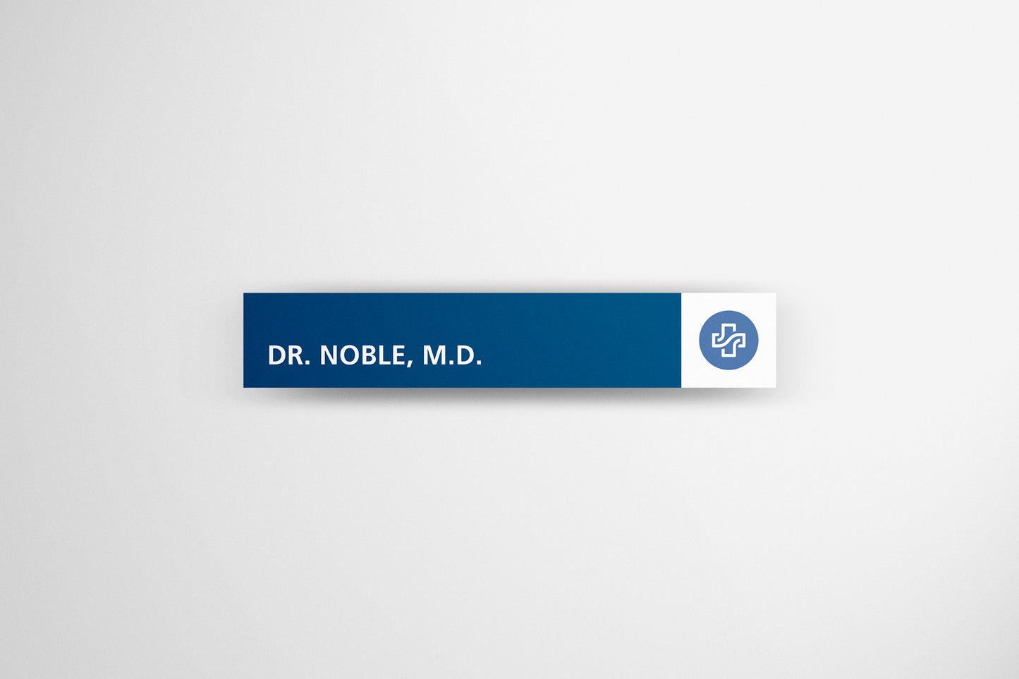 Signage Hospital Doctor Noble Blue 46.3x8.2cm
