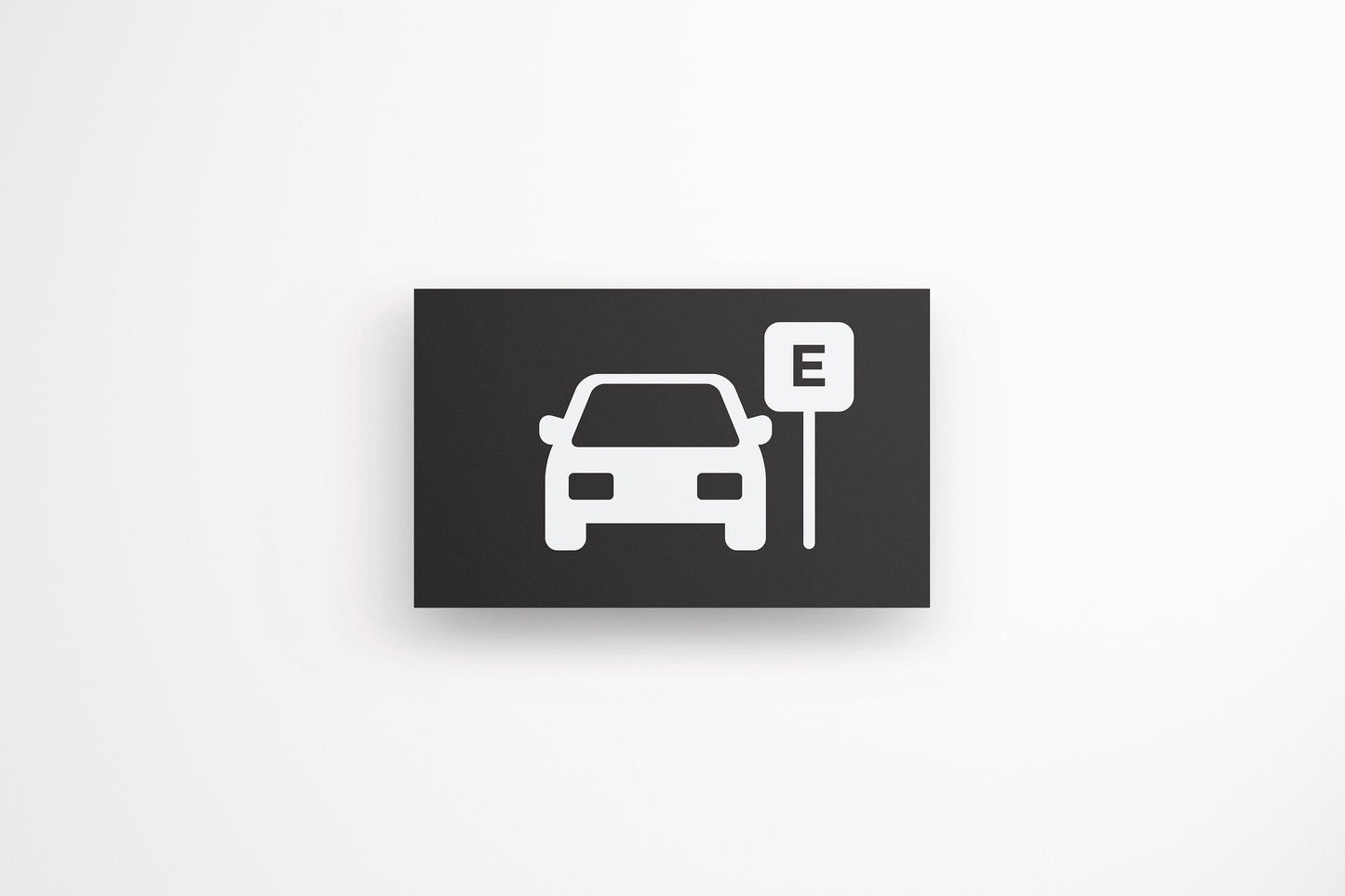 Print Hotel Sign Parking 36.5x22.5cm