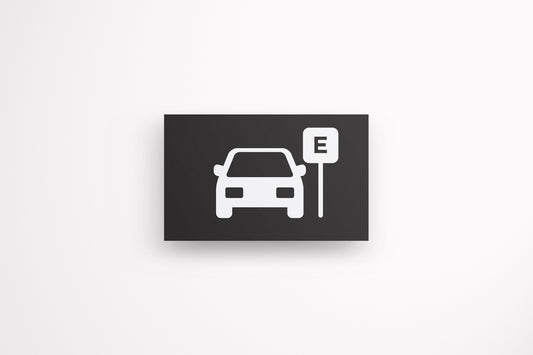 Print Hotel Sign Parking 36.5x22.5cm