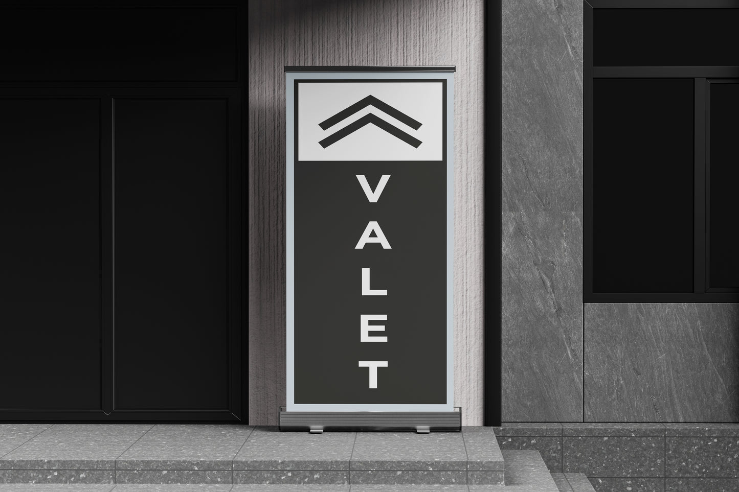 Print Hotel Sign Valet Banner 31x81cm