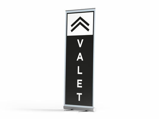 Print Hotel Sign Valet Banner 31x81cm