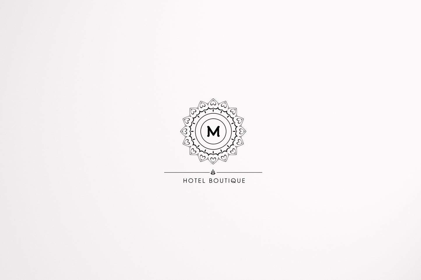Print Hotel Logo Signage M 90x60cm