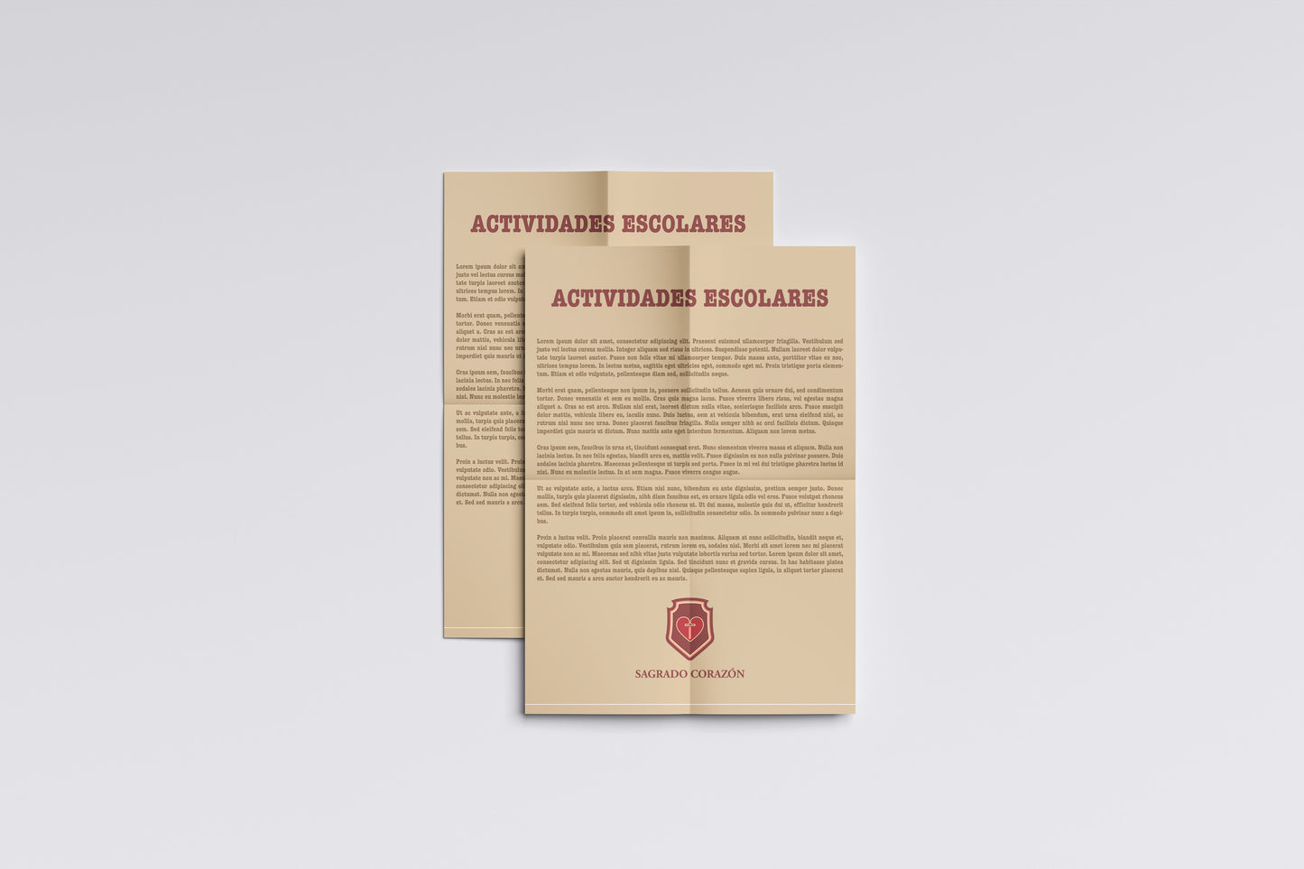 Print School Advice Actividades Yellow V2 21.5x27.9cm