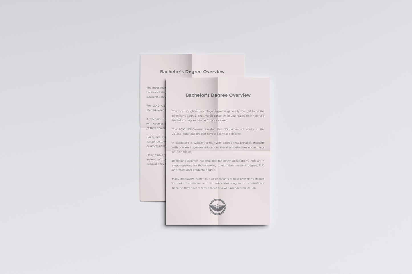 Print School Advice Bachelor Degree 21.5x27.9cm