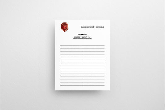 Print School Advice Carpentry & Electricity Classes Registration 21.5x27.9cm