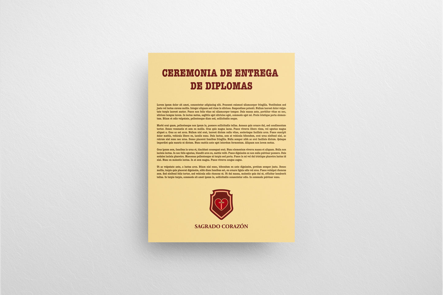 Print School Advice Diploma Ceremony V2 21.5x27.9cm