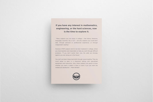 Print School Advice Math 21.5x27.9cm