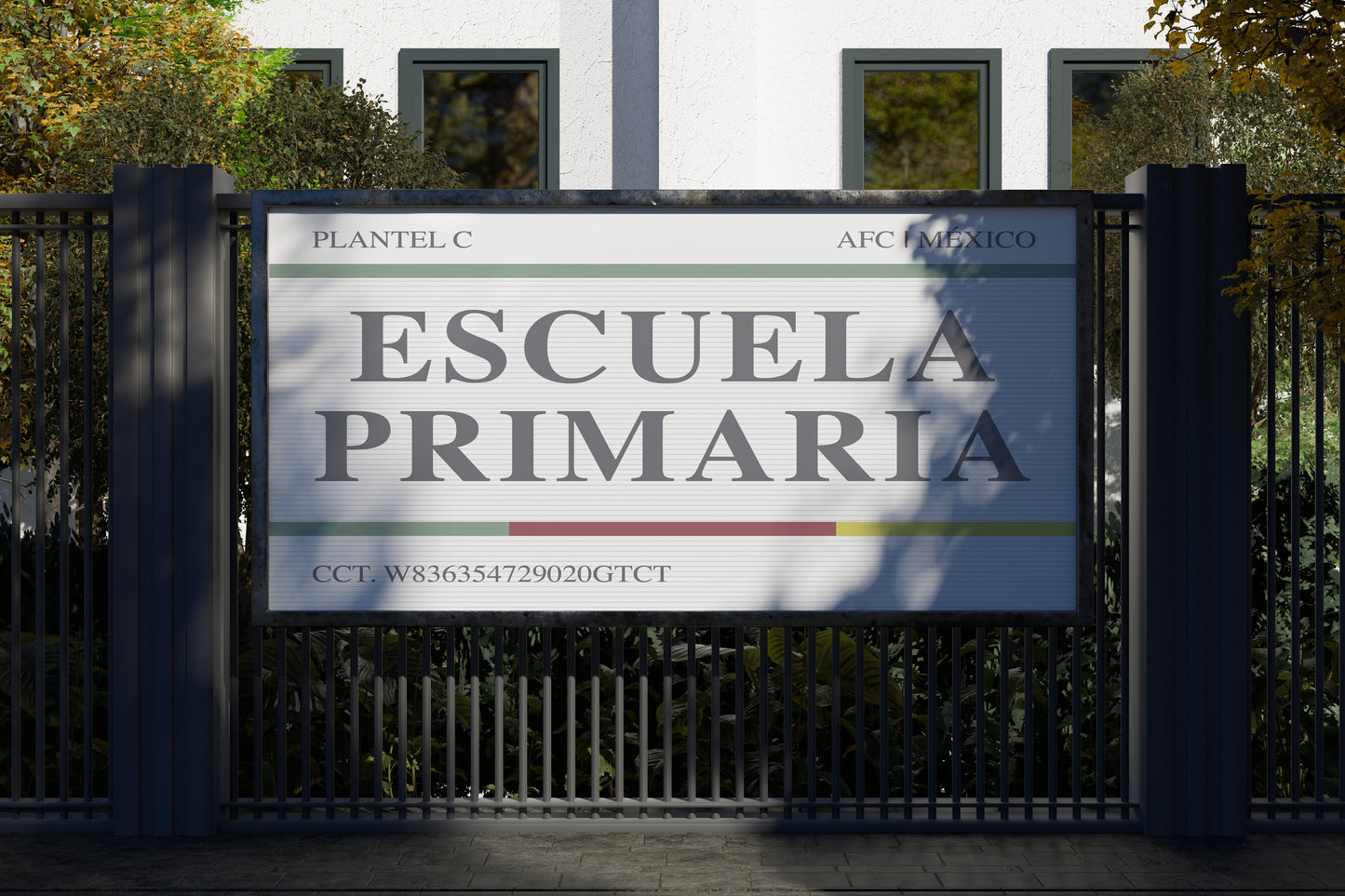 Signage School Escuela Primaria 160x100cm