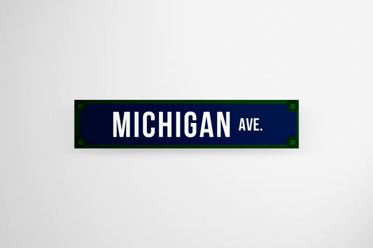 Sign Urban Michigan Avenue 90x19.5cm