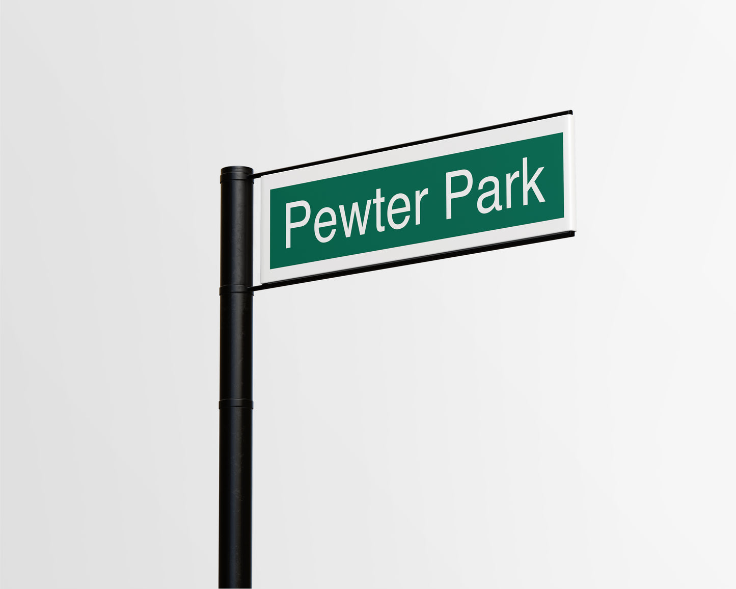 Sign Urban Pewter Park 27.9x7.5cm