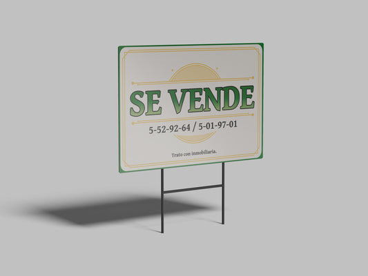 Signage Se Vende 120X100cm