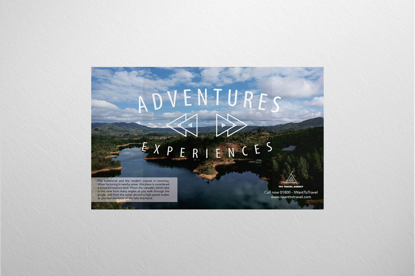 Sign Advertisement Adventures 243.9x150cm