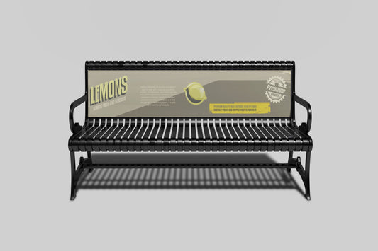 Sign Advertisement Lemons 139x24cm