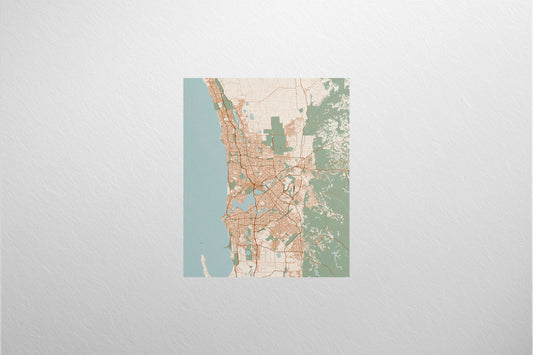 Sign Metro City Map 50x60cm