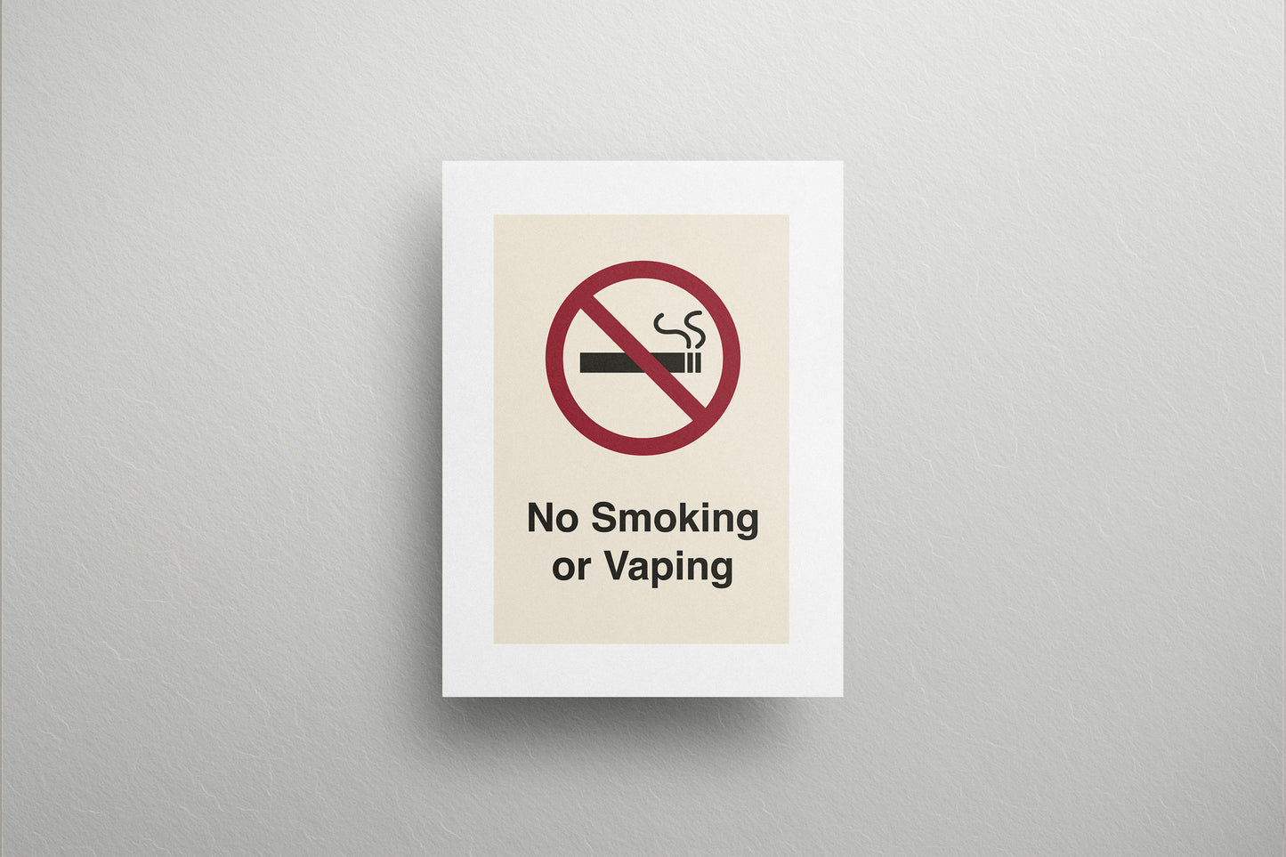 Sign No Smoking 60x80cm
