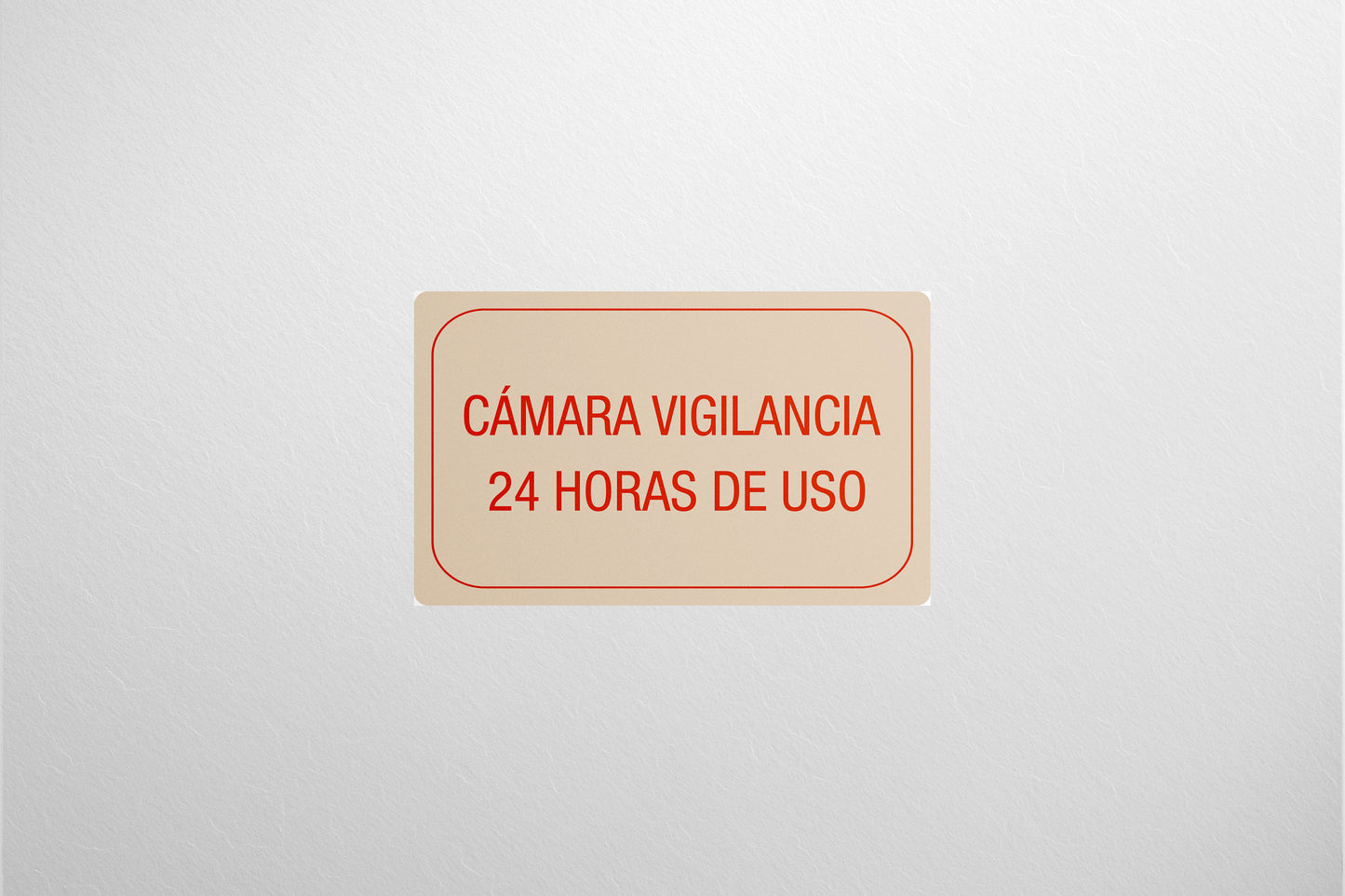 Sign Cámara Vigilancia 15.4x9.4cm
