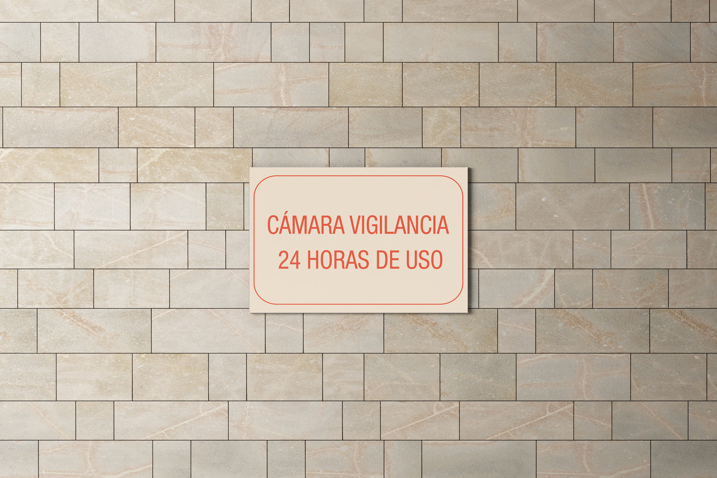 Sign Cámara Vigilancia 15.4x9.4cm