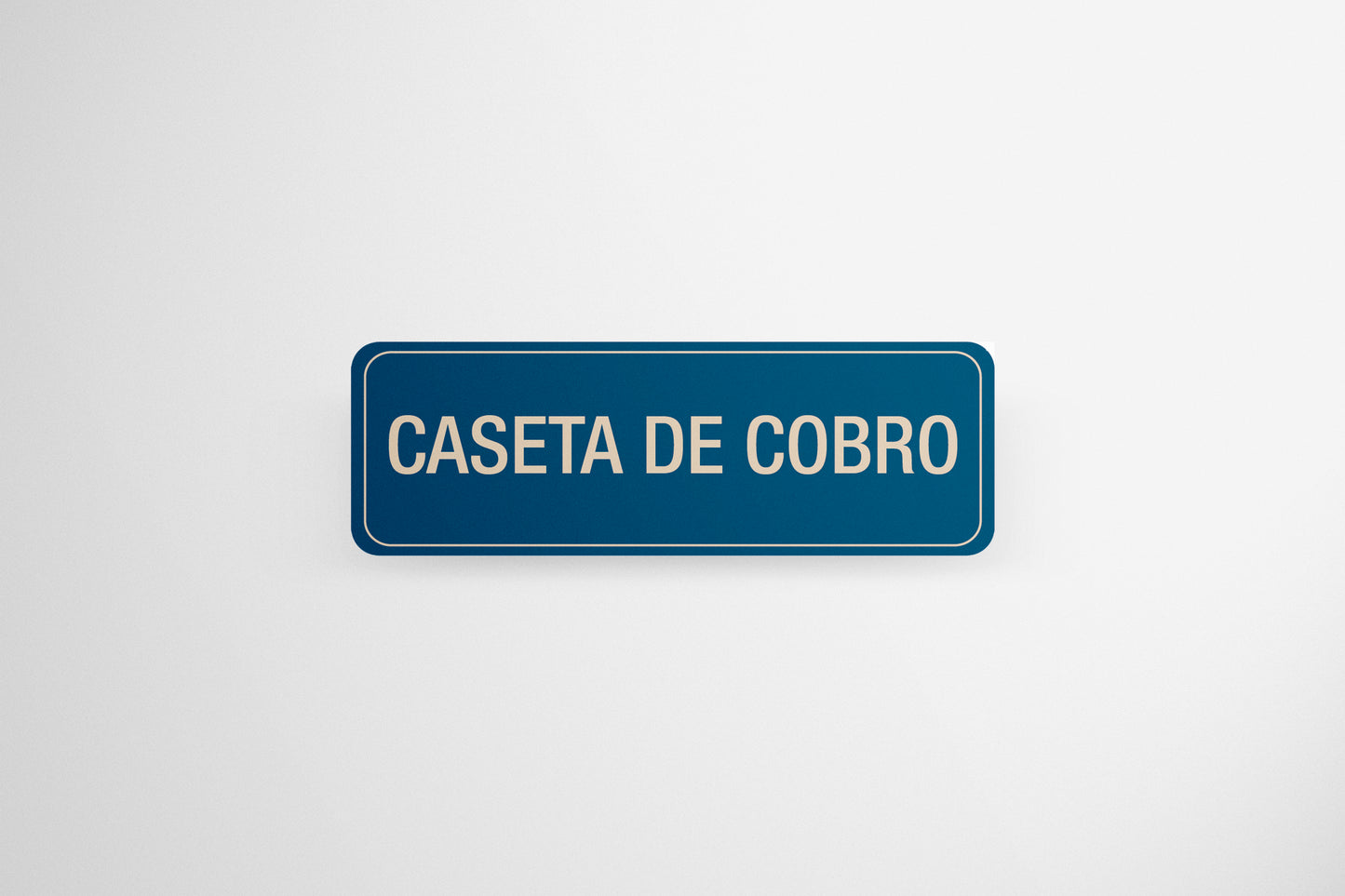 Sign Urban Caseta Cobro 9.9x3.3cm