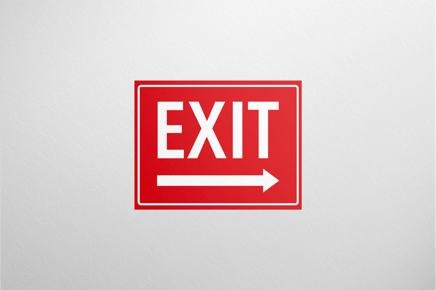 Sign Emergency Exit 27.9x21.5cm