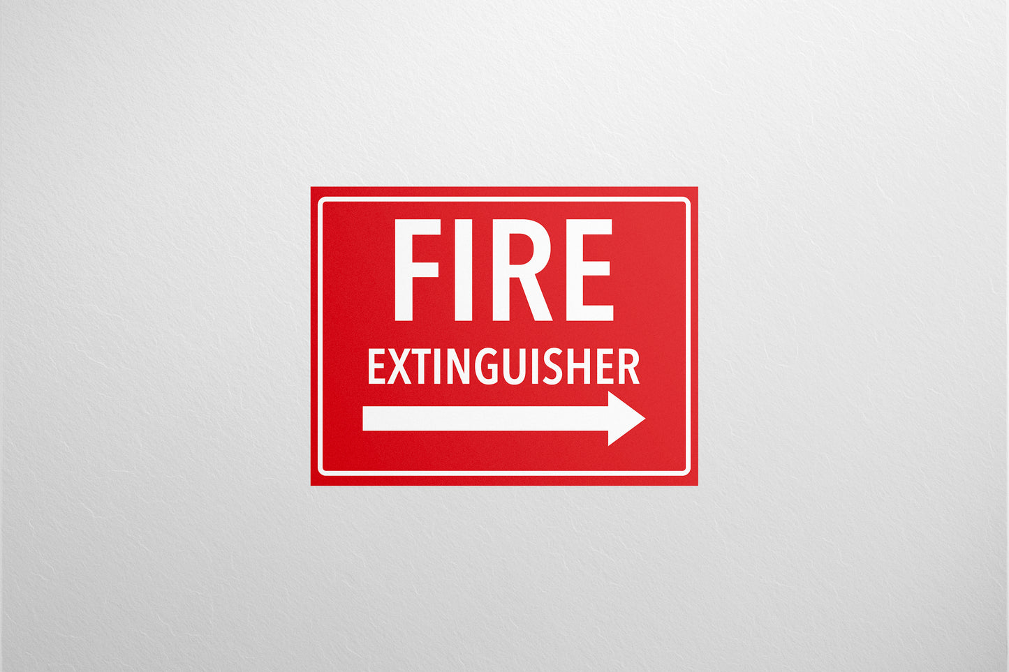 Sign Fire Extinguisher 27.9x21.5cm