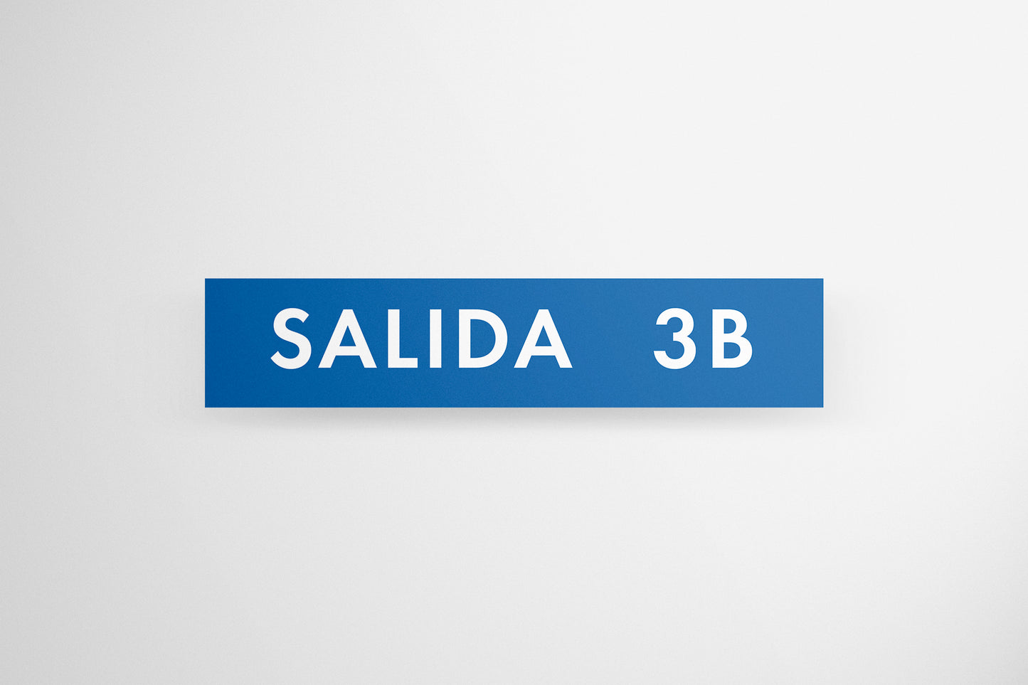 Sign Urban Moving Salida 3B Blue 38x7.9cm