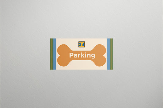 Urban Sign Parking Dog 40x20cm