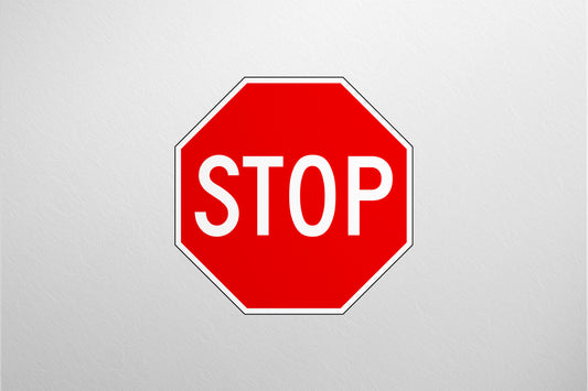 Urban Sign Stop 18x18cm