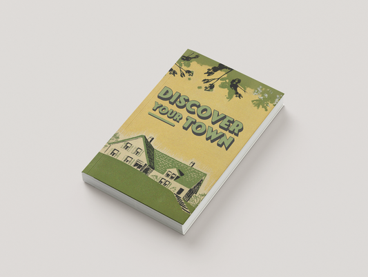 Print House Landscape Discover Your Town 60x90cm