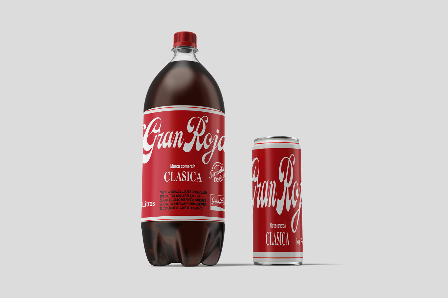 Packaging Beverage Soda Gran Roja 17.5x15cm