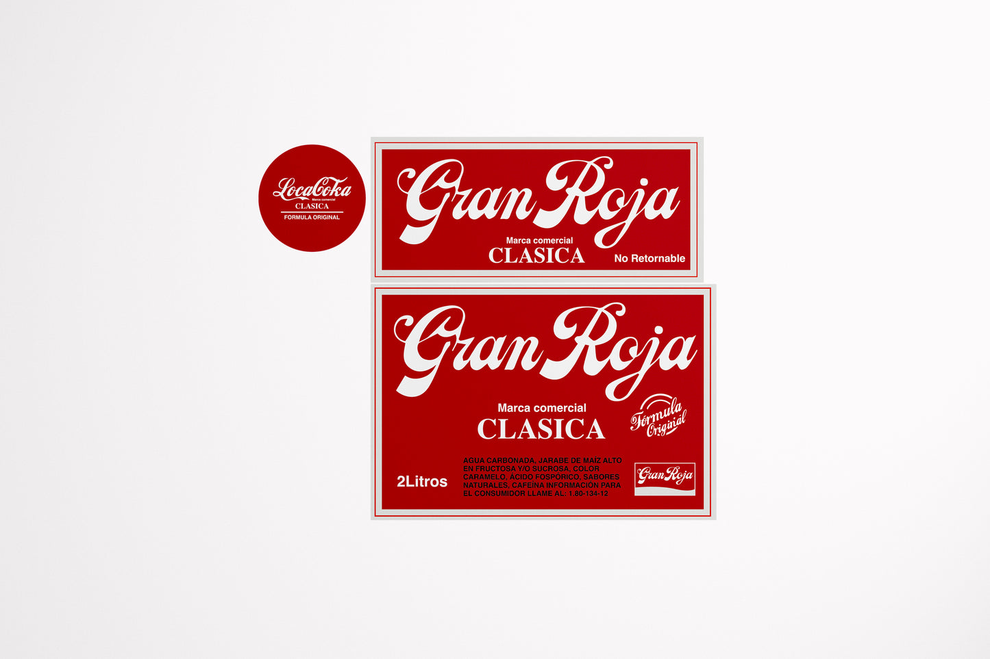 Packaging Beverage Soda Gran Roja 17.5x15cm