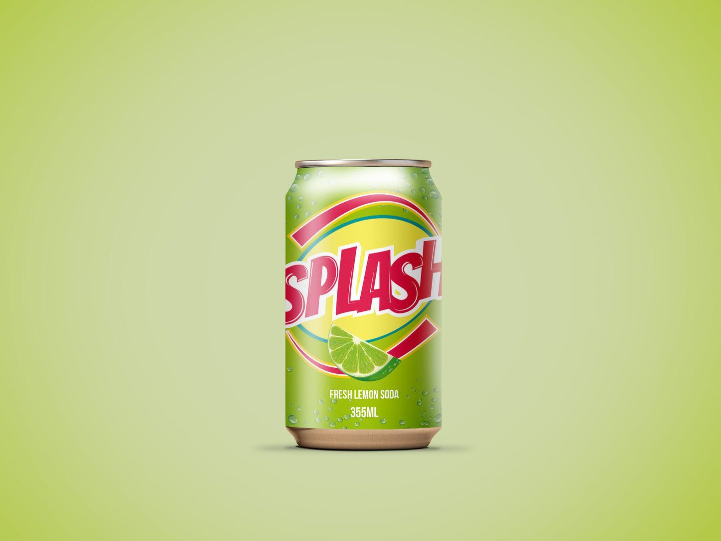 Packaging Beverage Soda Splash Red V2 15x10cm