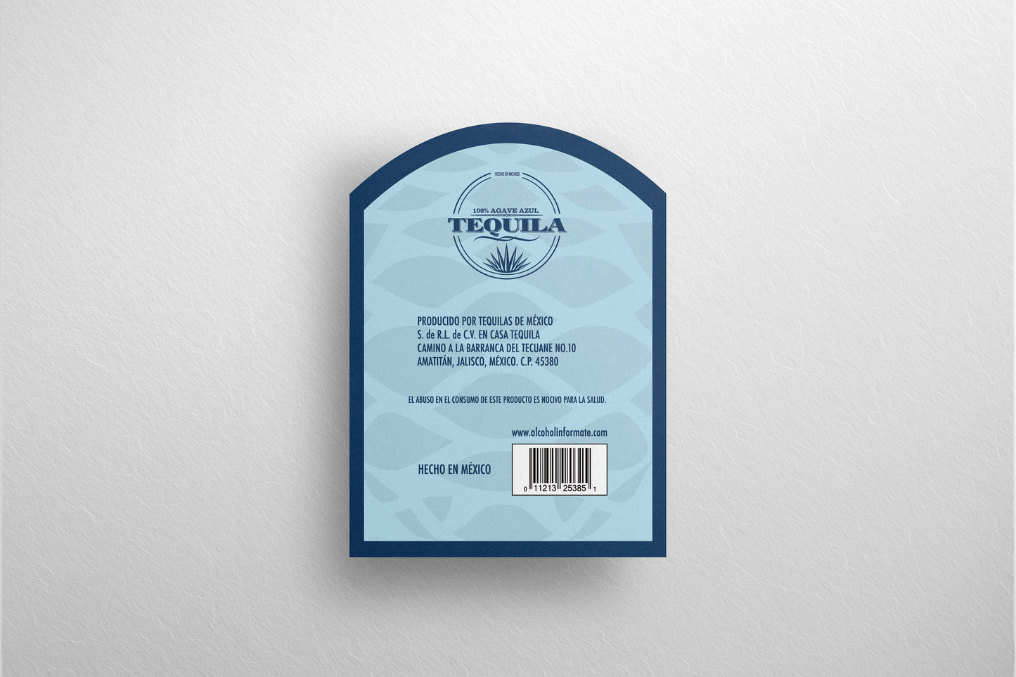 Packaging Beverage Tequila Agave Azul 8x11cm