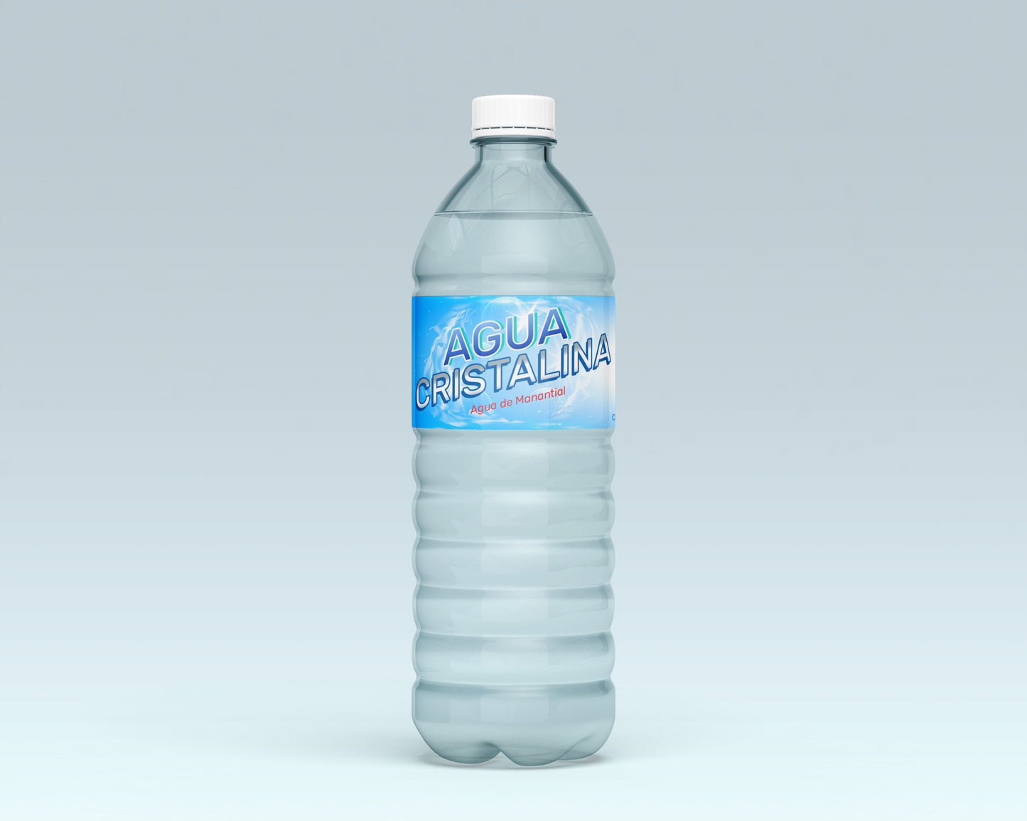Packaging Beverage Water Bottle Agua Cristalina 21x3.5cm