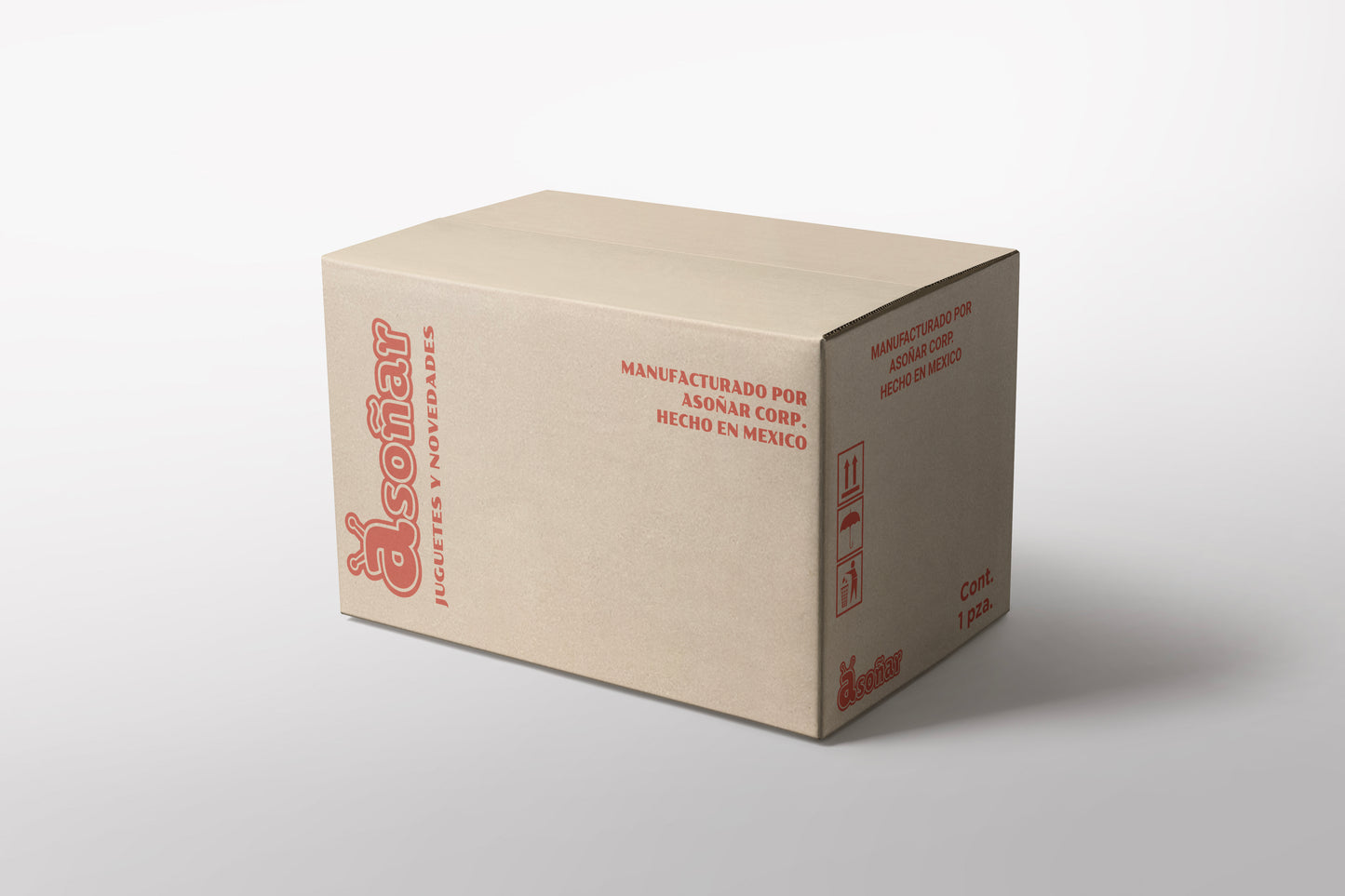 Packaging Cardboard Box Asoñar 27.9x21.5cm