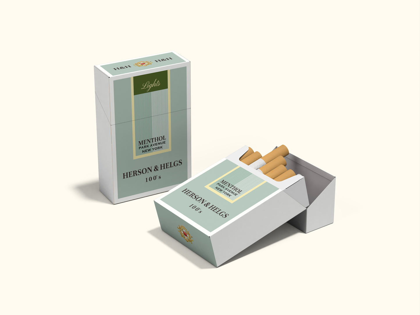 Packaging Cigarette Box Herson & Helgs 7.9x28cm