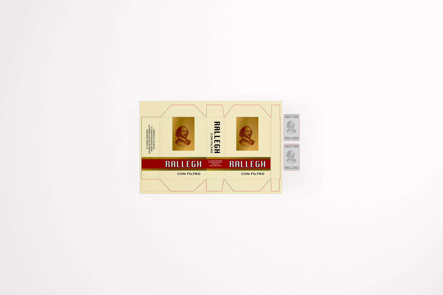 Packaging Cigarette Box Rallegh 19.2x13cm