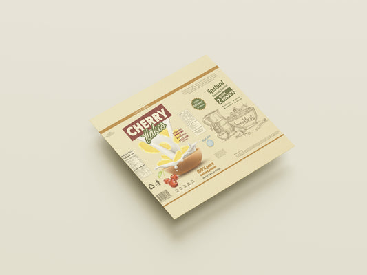 Packaging Food Cereal Cherry Flakes 72x60.7cm