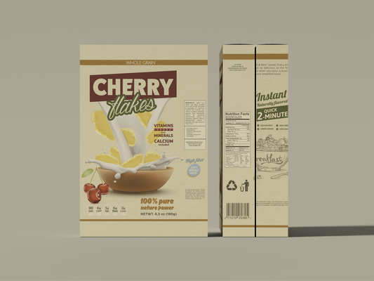 Packaging Food Cereal Cherry Flakes 72x60.7cm