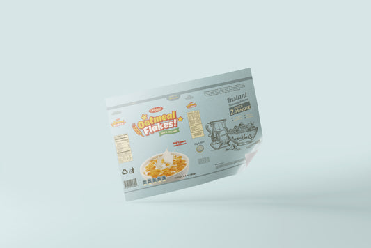 Packaging Food Cereal Oatmeal Flakes 46.8x25cm