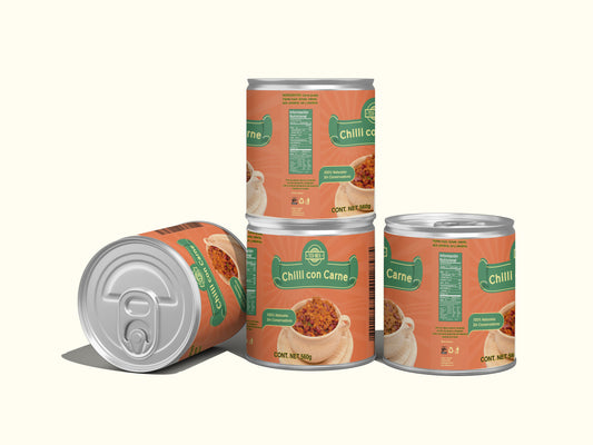 Packaging Food Chili Con Carne 28x10.3cm